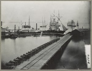 Molo del Magazzino a City Point, Virginia, c.1865